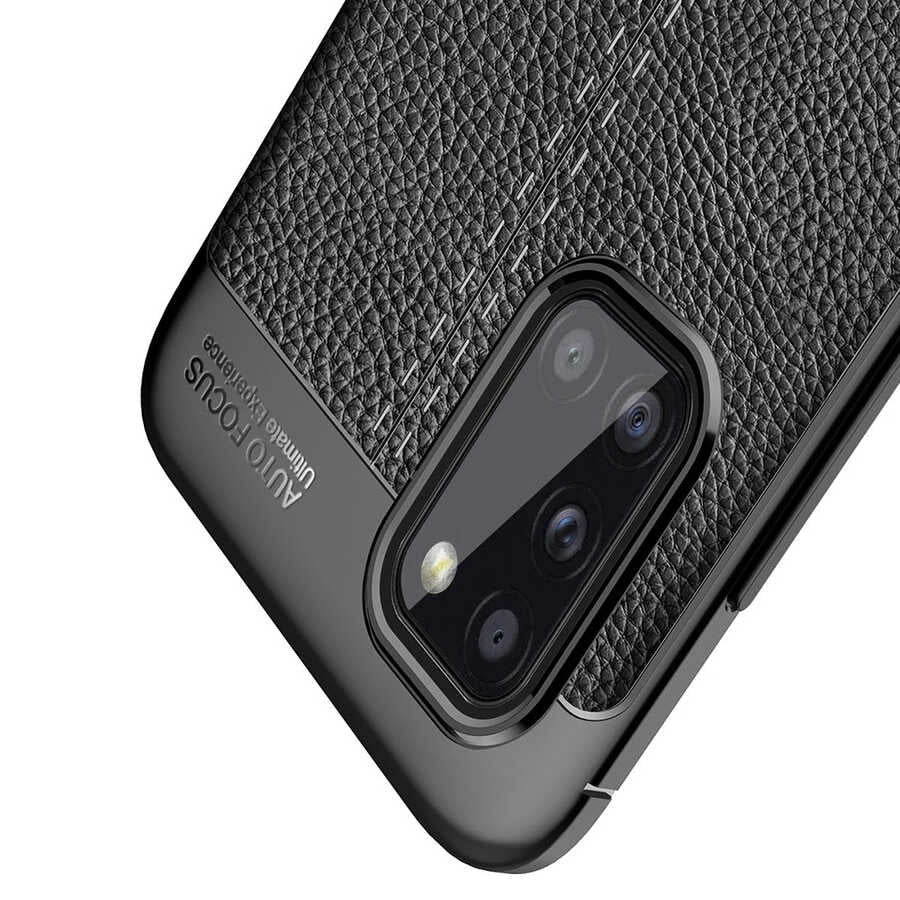 Galaxy A02S Kılıf Zore Niss Silikon Kapak Siyah