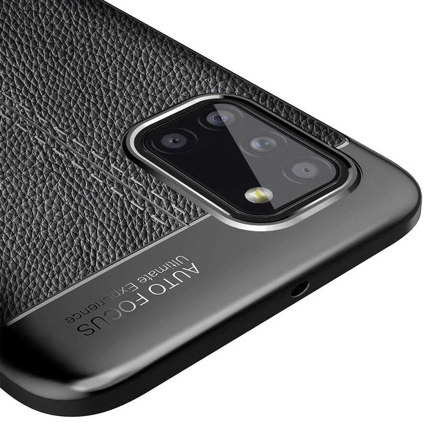 Galaxy A02S Kılıf Zore Niss Silikon Kapak Lacivert