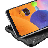 Galaxy A02S Kılıf Zore Niss Silikon Kapak Siyah