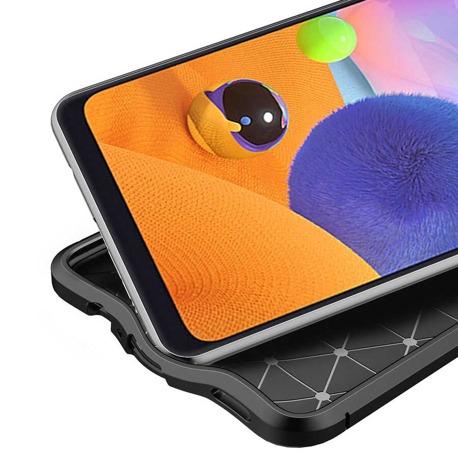 Galaxy A02S Kılıf Zore Niss Silikon Kapak Kırmızı