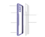 Galaxy A02S Kılıf Zore Parfe Kapak Mor
