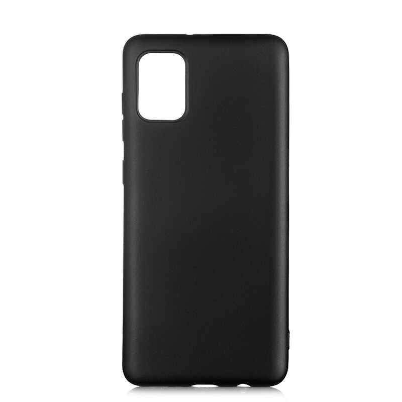 Galaxy A02S Kılıf Zore Premier Silikon Kapak Siyah