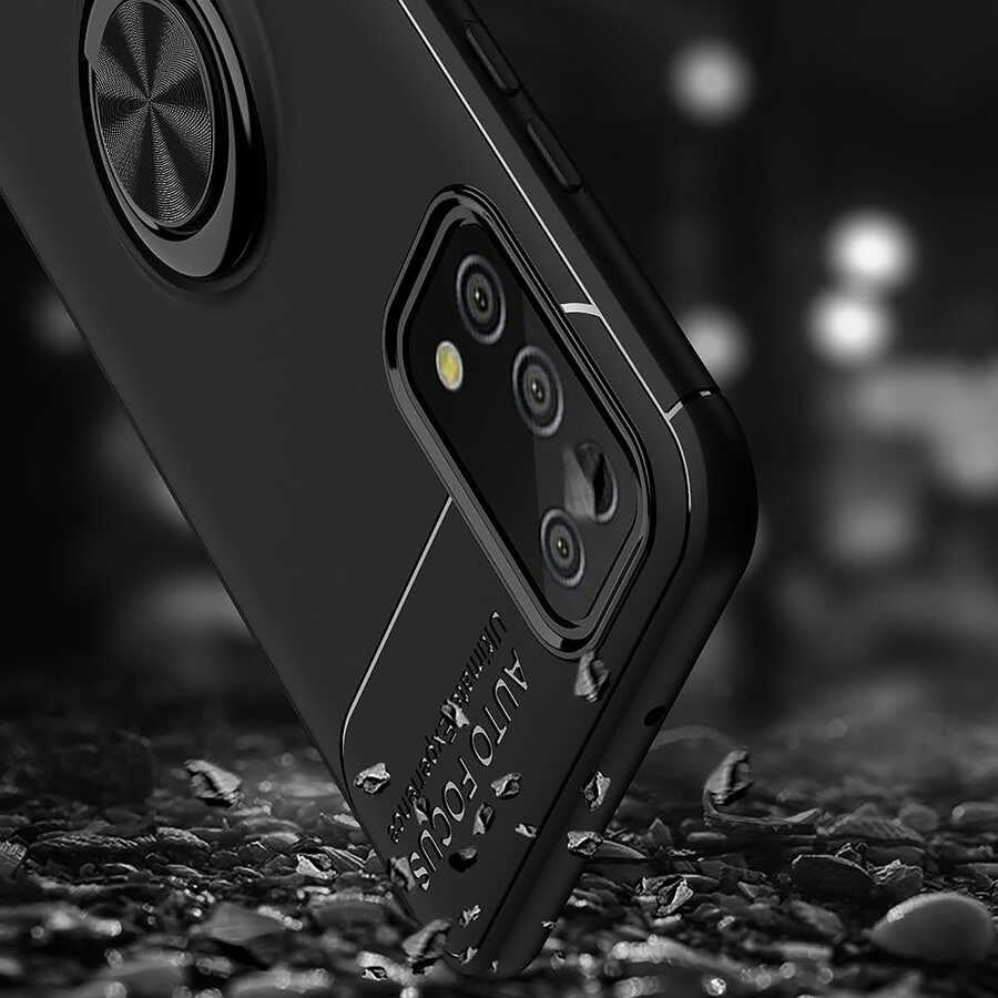 Galaxy A02S Kılıf Zore Ravel Silikon Kapak Kırmızı