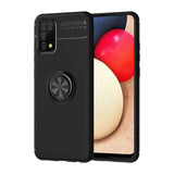 Galaxy A02S Kılıf Zore Ravel Silikon Kapak Siyah