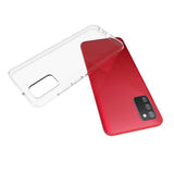 Galaxy A02S Kılıf Zore Süper Silikon Kapak Renksiz
