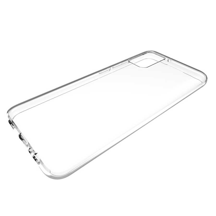 Galaxy A02S Kılıf Zore Süper Silikon Kapak Renksiz