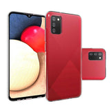Galaxy A02S Kılıf Zore Süper Silikon Kapak Renksiz