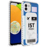 Galaxy A03 Kılıf Airbag Kenarlı Renkli Desenli Silikon Zore Elegans Kapak NO4