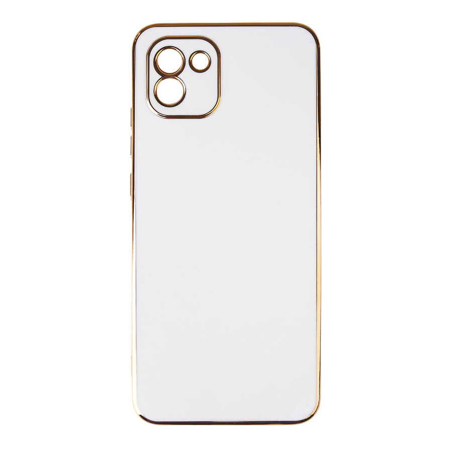 Galaxy A03 Kılıf Zore Bark Kapak Beyaz