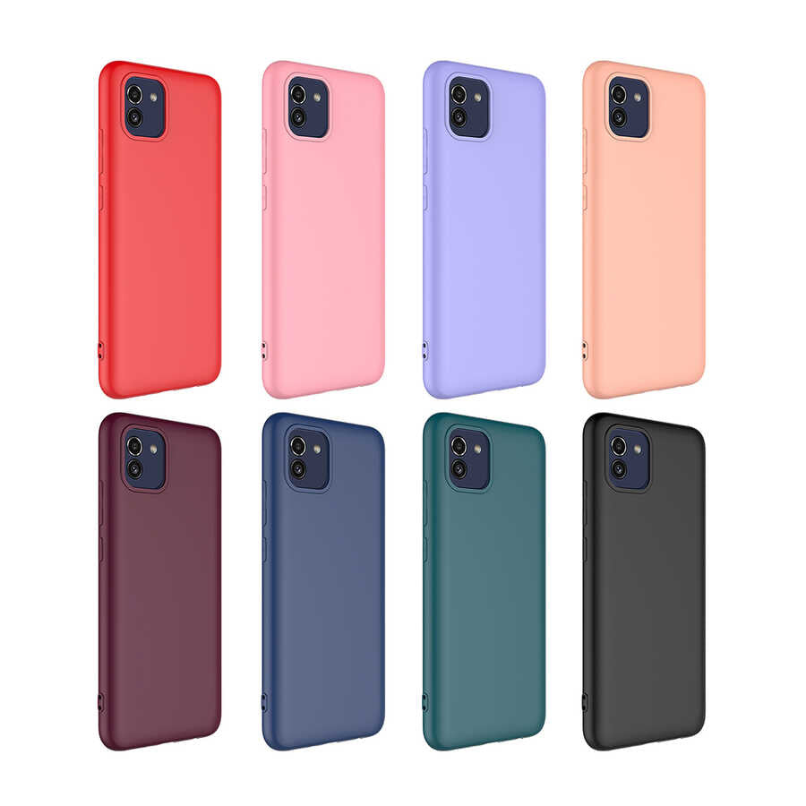 Galaxy A03 Kılıf Zore Mara Lansman Kapak Koyu Yeşil