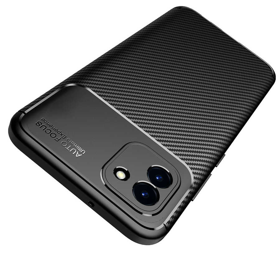 Galaxy A03 Kılıf Zore Negro Silikon Kapak Siyah