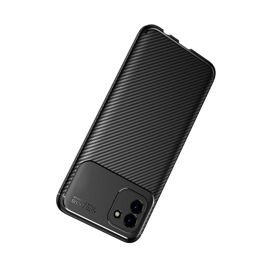 Galaxy A03 Kılıf Zore Negro Silikon Kapak Siyah