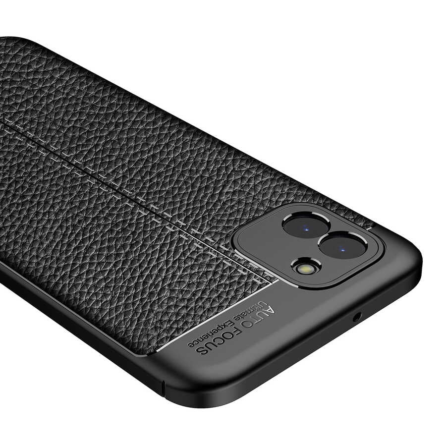 Galaxy A03 Kılıf Zore Niss Silikon Kapak Siyah