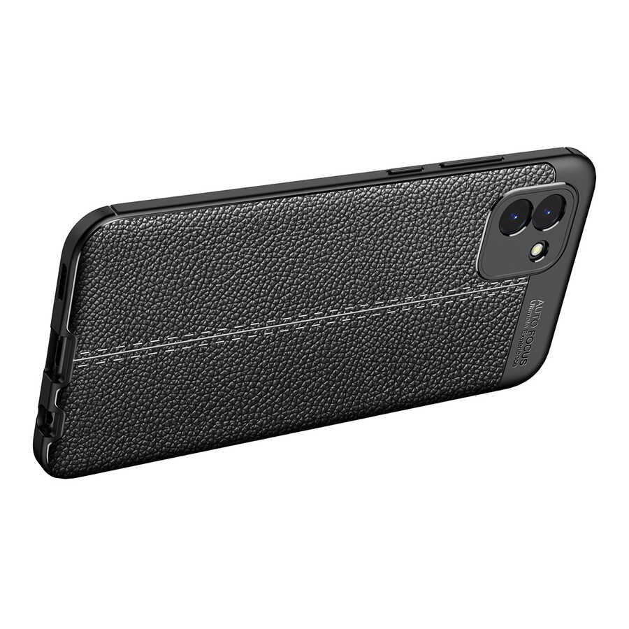 Galaxy A03 Kılıf Zore Niss Silikon Kapak Siyah