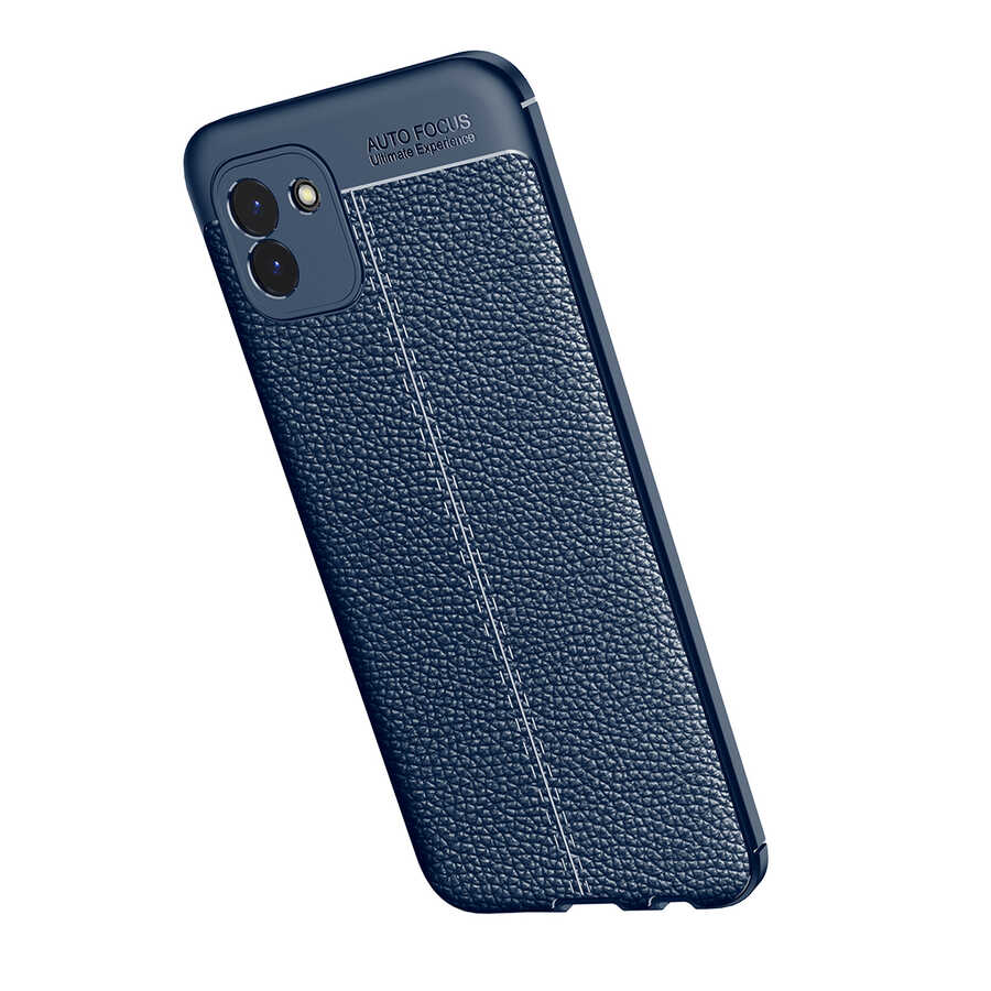 Galaxy A03 Kılıf Zore Niss Silikon Kapak Siyah