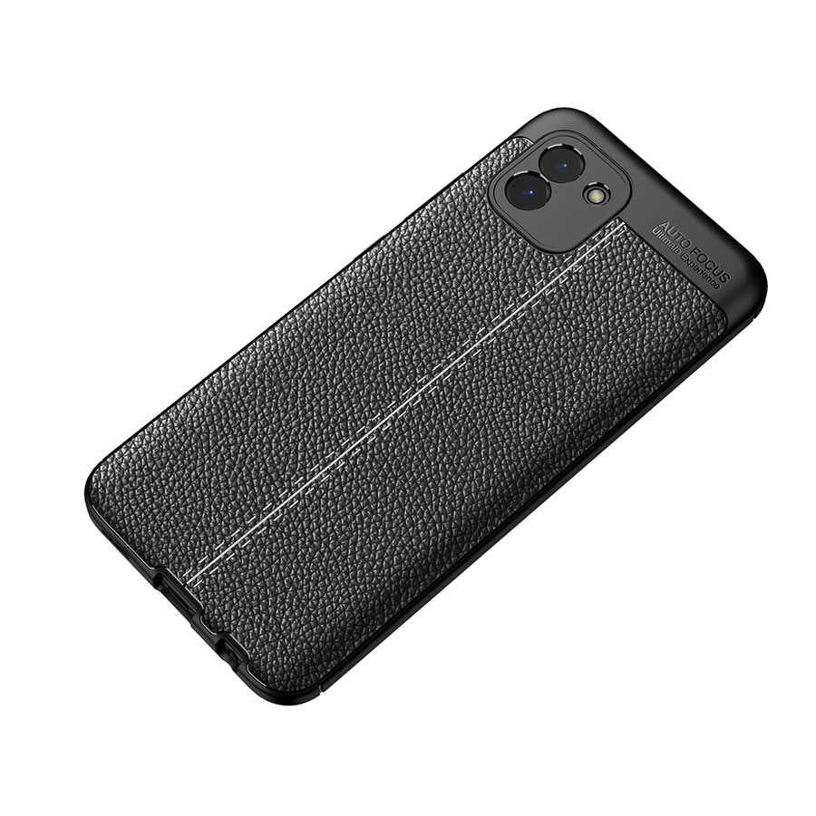 Galaxy A03 Kılıf Zore Niss Silikon Kapak Siyah