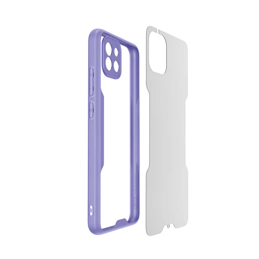 Galaxy A03 Kılıf Zore Parfe Kapak Pembe