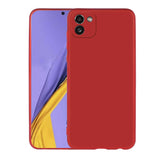 Galaxy A03 Kılıf Zore Premier Silikon Kapak Kırmızı