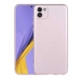 Galaxy A03 Kılıf Zore Premier Silikon Kapak Rose Gold