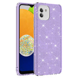 Galaxy A03 Kılıf Zore Shining Silikon Pembe