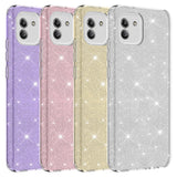 Galaxy A03 Kılıf Zore Shining Silikon Pembe
