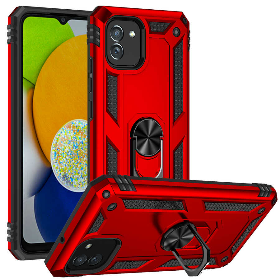 Galaxy A03 Kılıf Zore Vega Kapak Mavi