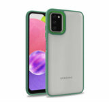 Galaxy A03S Kılıf Zore Flora Kapak Mavi