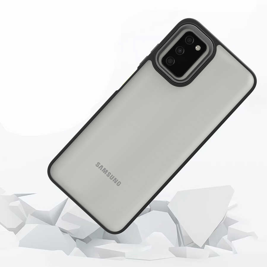 Galaxy A03S Kılıf Zore Flora Kapak Rose Gold