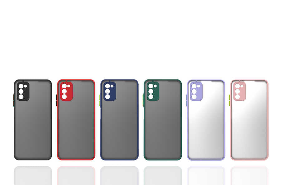 Galaxy A03S Kılıf Zore Hux Kapak Lila