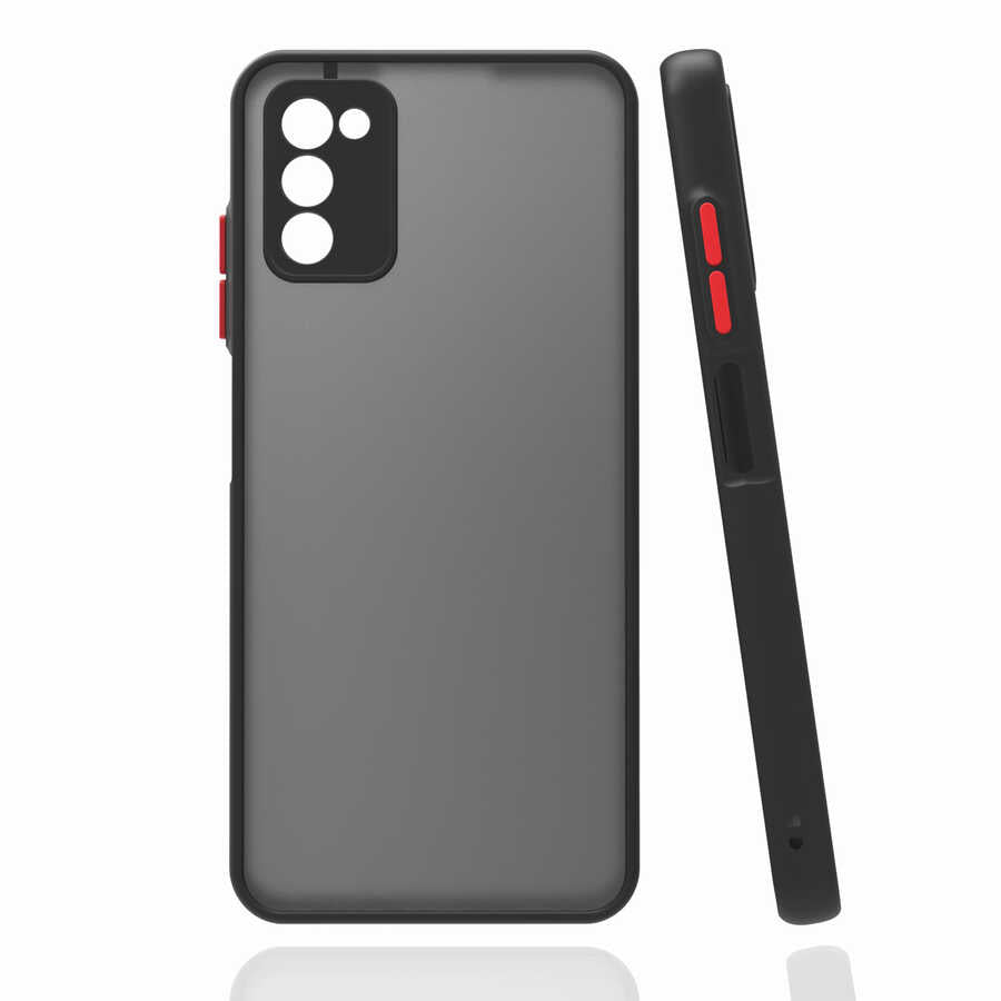 Galaxy A03S Kılıf Zore Hux Kapak Siyah
