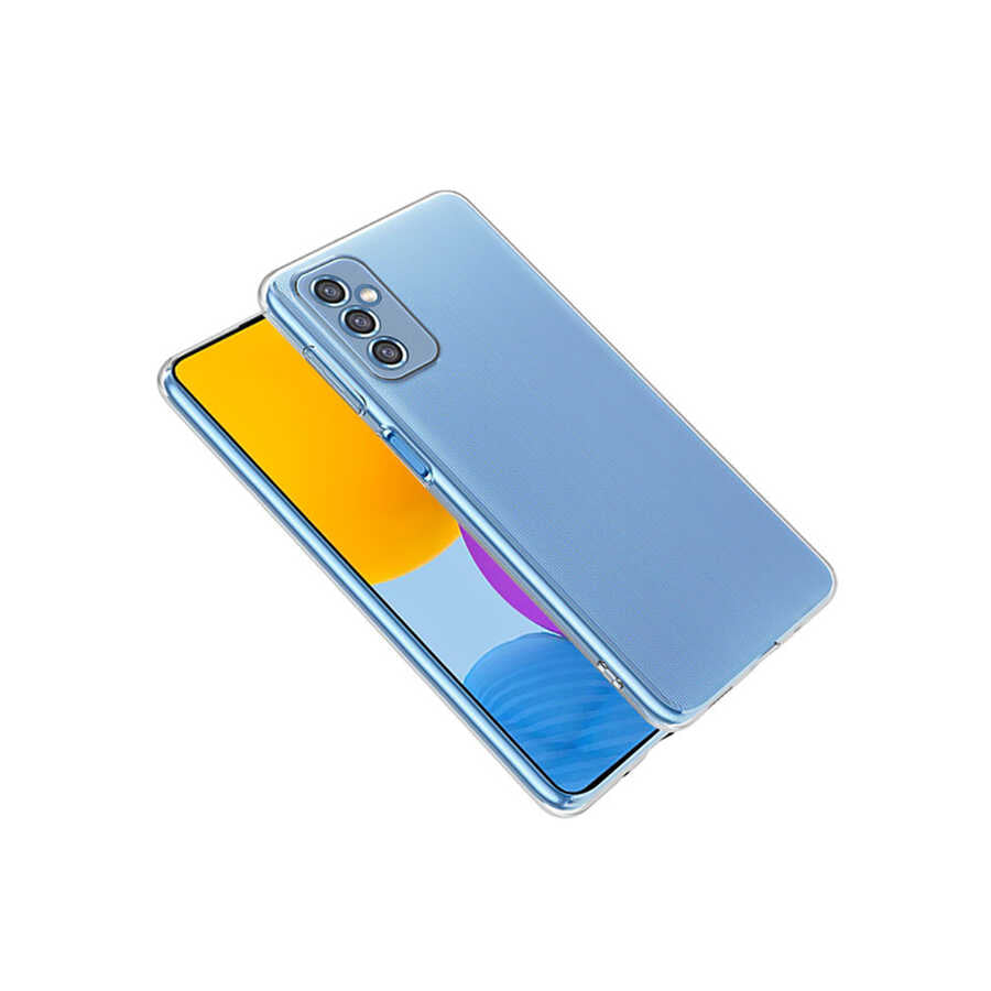 Galaxy A03S Kılıf Zore Kamera Korumalı Süper Silikon Kapak Renksiz