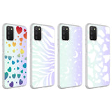 Galaxy A03S Kılıf Zore M-Blue Desenli Kapak Zebra No1
