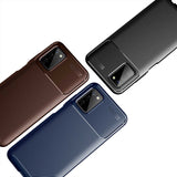 Galaxy A03S Kılıf Zore Negro Silikon Kapak Kahverengi