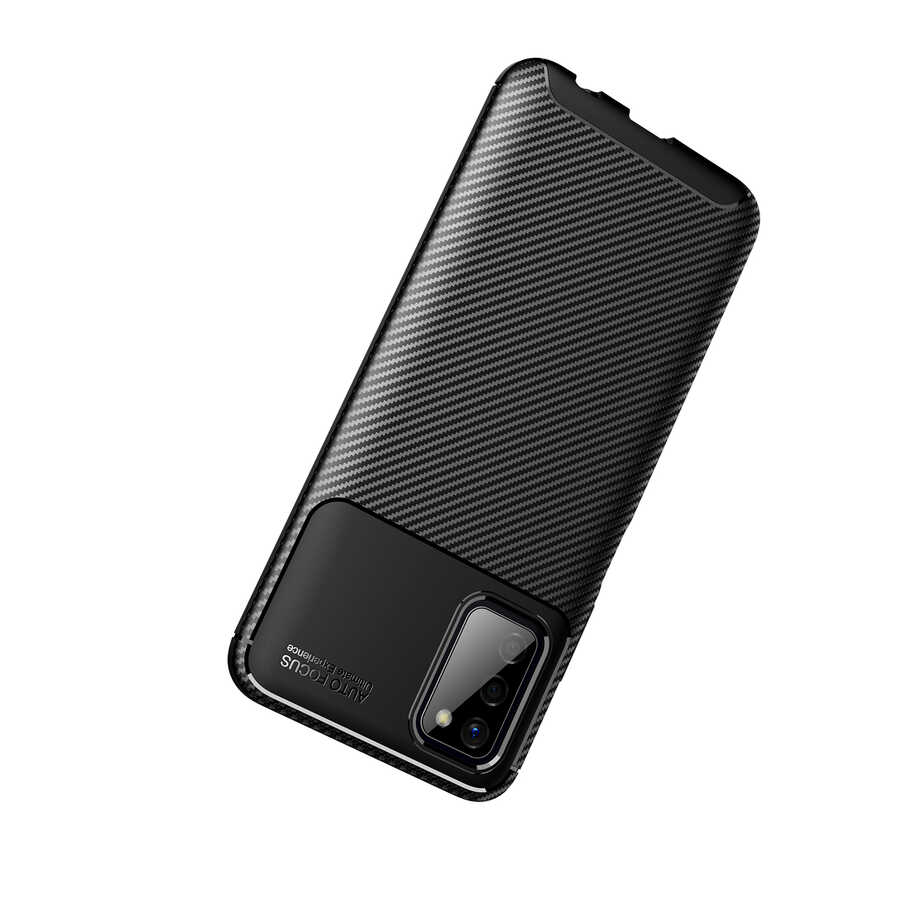 Galaxy A03S Kılıf Zore Negro Silikon Kapak Kahverengi