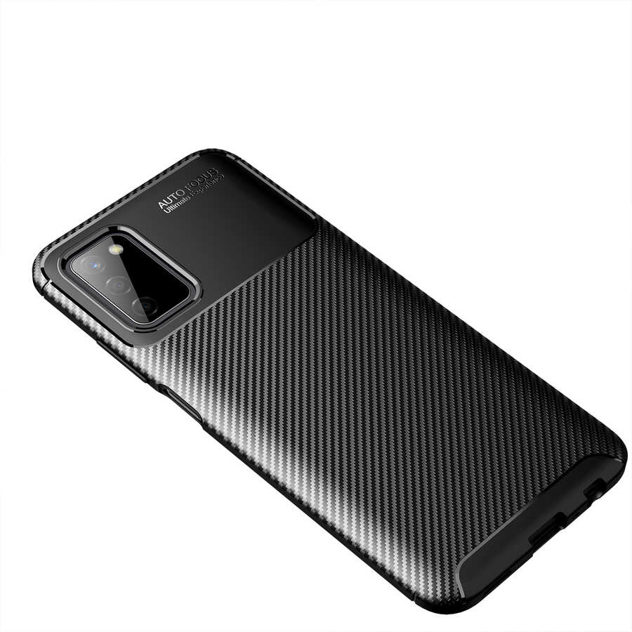 Galaxy A03S Kılıf Zore Negro Silikon Kapak Lacivert