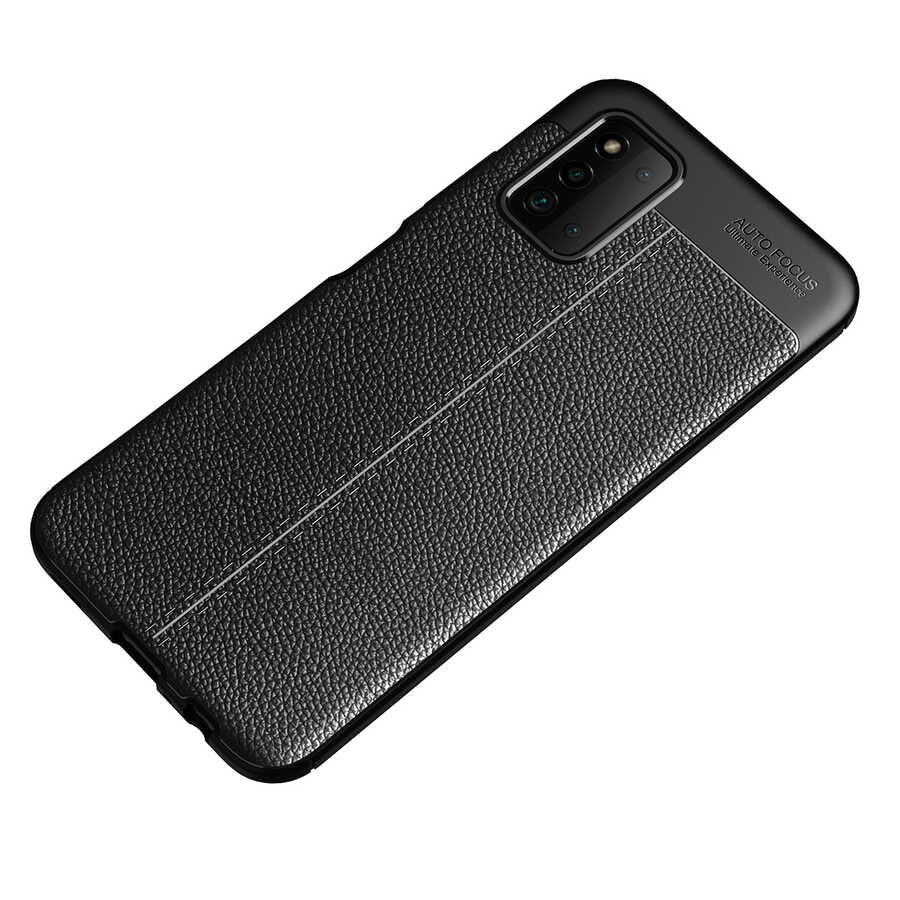 Galaxy A03S Kılıf Zore Niss Silikon Kapak Lacivert