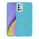 Galaxy A03S Kılıf Zore Shining Silikon Mavi