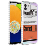 Galaxy A04 Kılıf Airbag Kenarlı Renkli Desenli Silikon Zore Elegans Kapak NO6