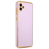 Galaxy A04 Kılıf Zore Bark Kapak Lila