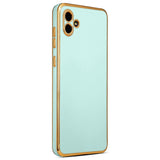 Galaxy A04 Kılıf Zore Bark Kapak Mavi Açık