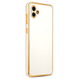 Galaxy A04 Kılıf Zore Bark Kapak Beyaz