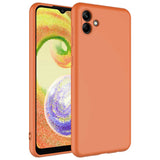 Galaxy A04 Kılıf Zore Mara Lansman Kapak Turuncu