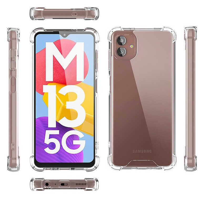 Galaxy A04 Kılıf Zore Nitro Anti Shock Silikon Renksiz