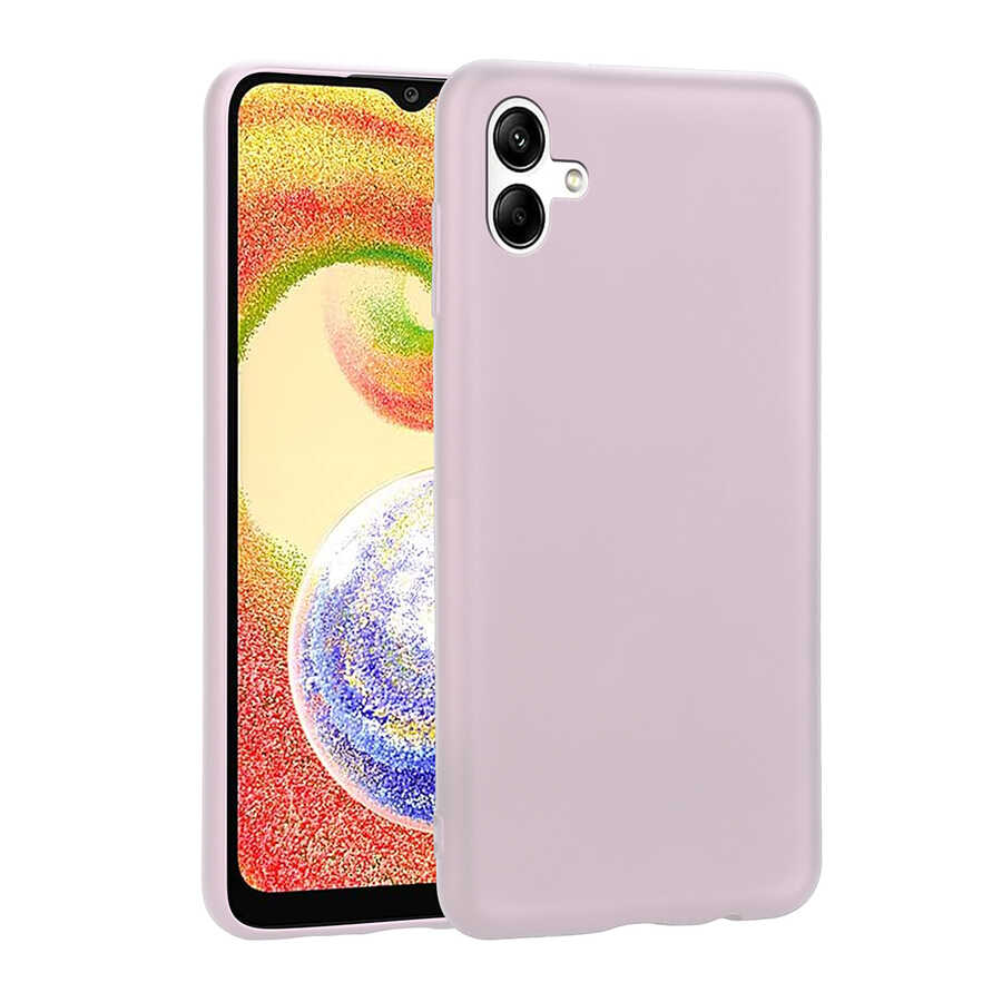 Galaxy A04 Kılıf Zore Premier Silikon Kapak Rose Gold