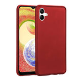 Galaxy A04 Kılıf Zore Premier Silikon Kapak Kırmızı
