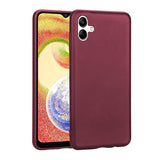 Galaxy A04 Kılıf Zore Premier Silikon Kapak Mürdüm