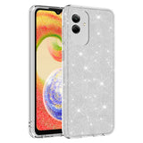 Galaxy A04 Kılıf Zore Shining Silikon Gümüş