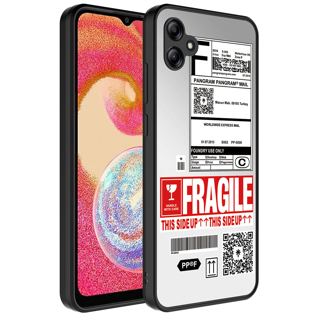 Galaxy A04E Kılıf Aynalı Desenli Kamera Korumalı Parlak Zore Mirror Kapak Seyahat