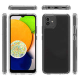Galaxy A04E Kılıf Zore 2mm Anti Shock Silikon Renksiz