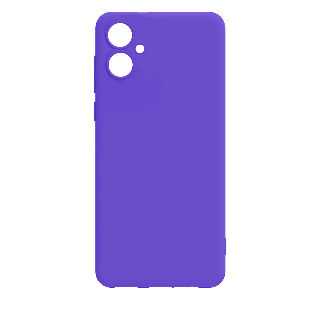 Galaxy A04E Kılıf Zore Biye Silikon Mor